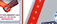 Настенная перекидная система а2 на 10 рамок (красная) - Настенные перекидные системы - Магазин охраны труда Протекторшоп в Березники